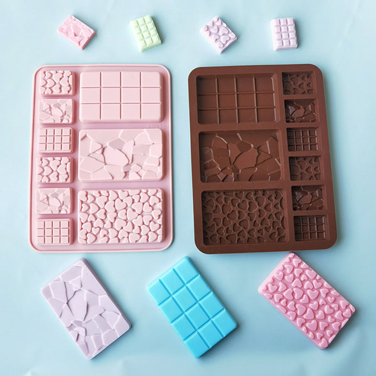 Happy date 2Packs Chocolate Moulds Silicone Candy Molds, -Cavity