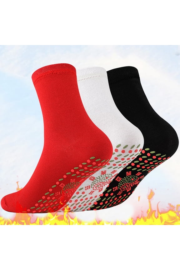 3 Pairs Non Slip Socks Hiking Socks-Thermal Warm Winter Ankle Socks for Trekking,Multi Performance,Outdoor Skiing