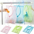 thumbnail image 1 of Happy date 5 Packs Multipurpose Clothespin Bag with Hanger,Hanging Mesh Drying Bag Laundry Shower Caddy for Home Over The Door Pack Kitchen Bathroom Storage Organizer, 1 of 1