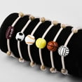 thumbnail image 1 of Happy date 6pcs Ball Bracelet Sports Party Favors Ball Adjustable Braided Sports Bracelets for Boys Ball Bracelet for Girls Sports Team Accessories, 1 of 8