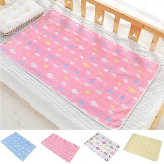 LNKOO Waterproof Diaper Changing Pads Travel Friendly Super Soft Fabric  Size 23.6 x 29.5 inches,Washable Reusable Breathable Leak Proof Infant  Mattress Pad Portable Baby Changing Mat 