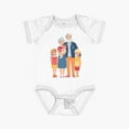 thumbnail image 1 of Happy family Short Sleeve Baby One-Piece - 1551, 1 of 3