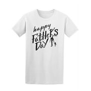 Happy father's day dad & kid T-Shirt Men -Image by Shutterstock, Male x-Large