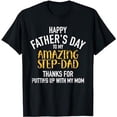 thumbnail image 1 of Happy father's day step dad T-Shirt, 1 of 5