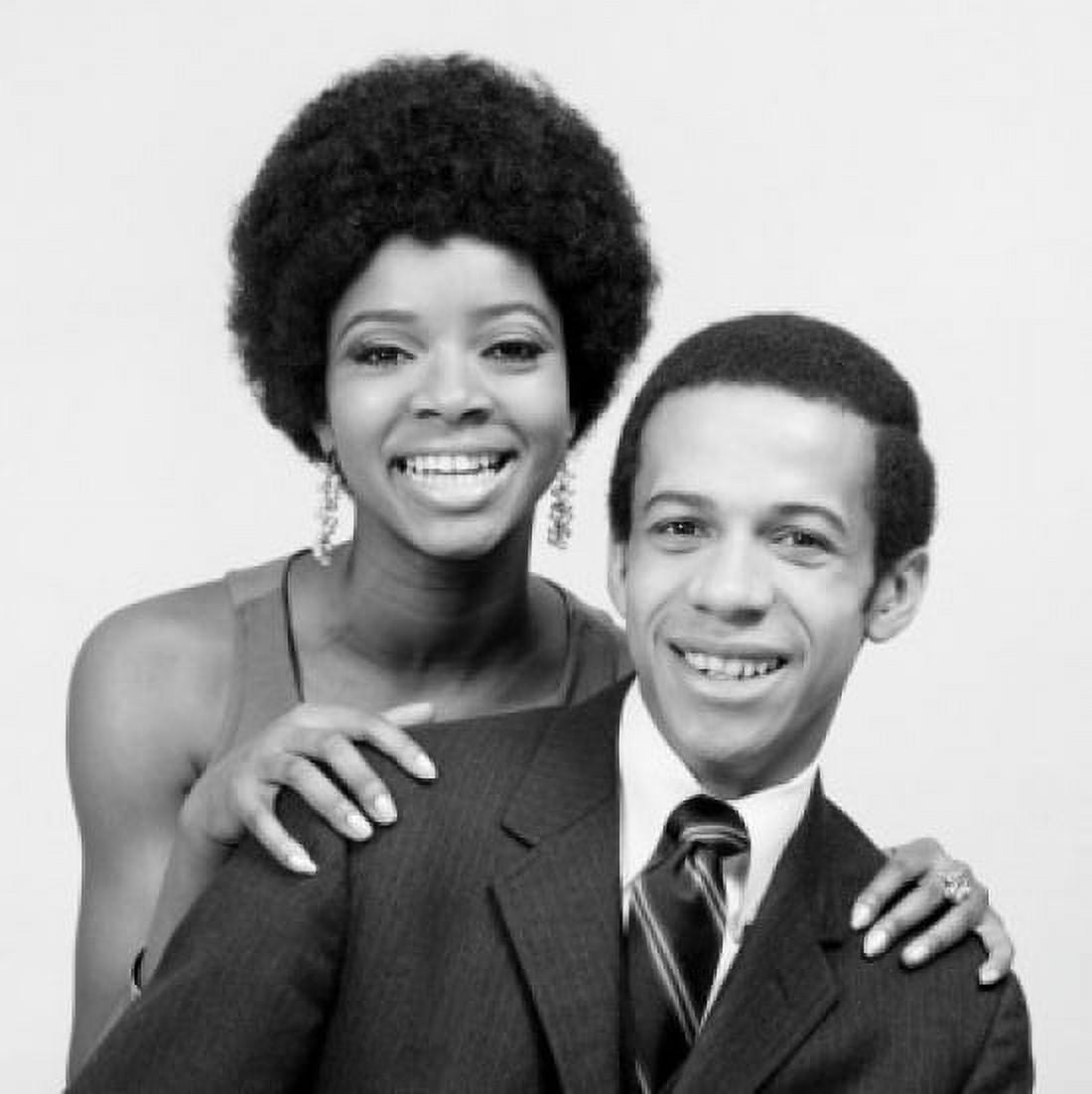 Happy young couple portrait Canvas Art - (24 x 36)