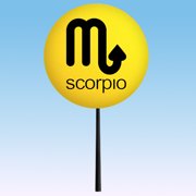 HappyBalls Scorpio Birth Sign Car Antenna Topper Zodiac