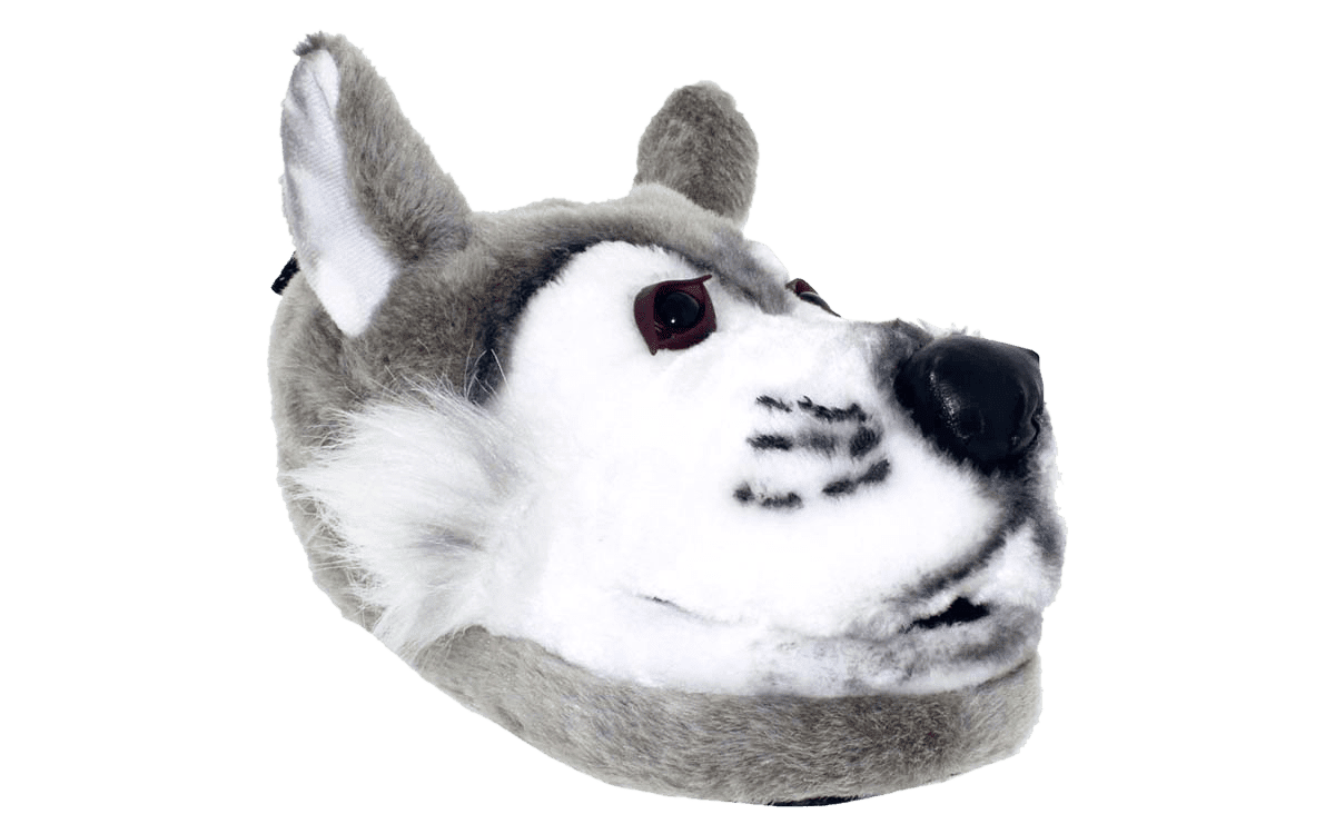 Walmart wolf slippers clearance