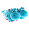 thumbnail image 1 of HappyFeet Disney Slippers - Sulley - Monsters Inc - Small, 1 of 4