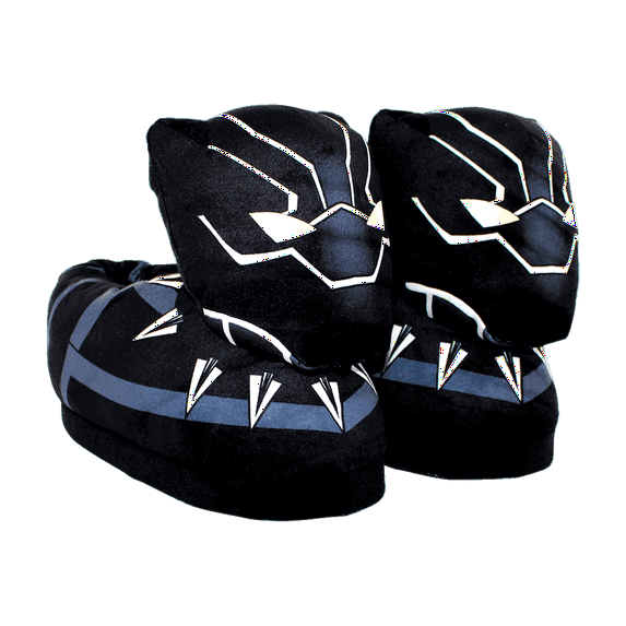 HappyFeet Marvel Slippers - Black Panther - Small