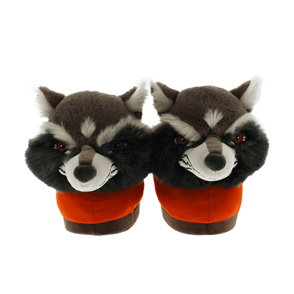 HappyFeet Marvel Slippers - Rocket - M/L