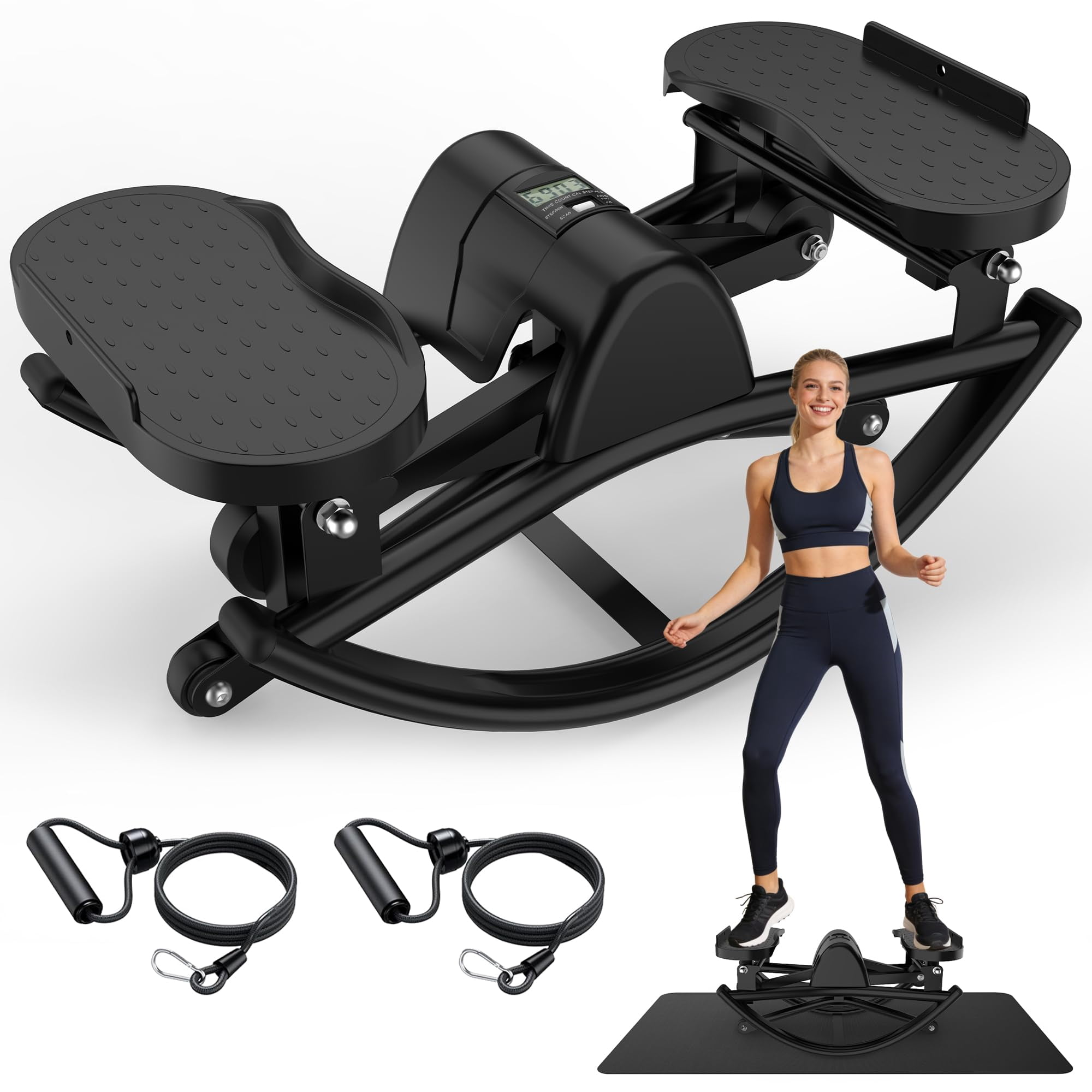 Workout Equipment Rocking HappyToysWorldLateral Stepper for Home Workout, Rocking Stair Stepper ...