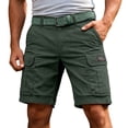 thumbnail image 1 of HappyYEE Cargo Shorts for Men - Knee Length Shorts with Multi Pockets - Casual Summer Outdoor Hiking Short Pants 30, 1 of 9