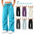 thumbnail image 1 of HappyYEE Women’s Outdoor Windproof Trousers Lightweight Waterproof Long Pants with Zipper Pockets for Hiking Workout Bottoms XL, 1 of 5