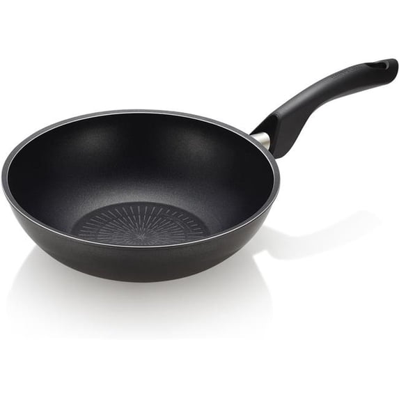 Happycall 3001-0088 11.8 in. Titanium Nonstick Wok with PFOA-Free, Induction Safe & Scratch-Resistant
