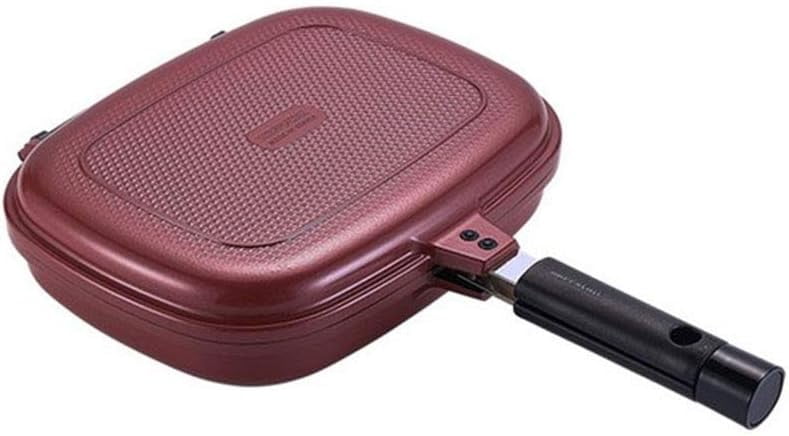 Happycall Compact Double Pan Jumbo Grill Omelette Flip Pan Square Korea Original (Jumbo, SandPink)