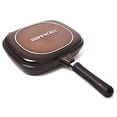 thumbnail image 1 of Happycall Double Grill Pan Korean Original Model JUMBO Size (BROWN), 1 of 2