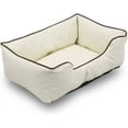 thumbnail image 1 of Happycare Textiles Luxury All Sides Faux leather Pet Bed, 1 of 12