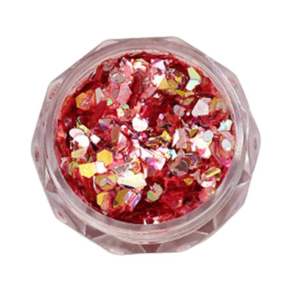 Happydeer 1 Box Nail Art Sequins Irregular Shape Shiny Visual Effect Ultra-Thin Multiple Styles Nail Art Glitters Shining DIY Nail Sequins Designs for Nail Salon
