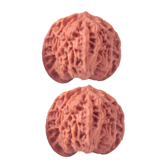 Happydeer 1 Pair Fitness Handball Skin-Friendly Anti-Slip Lightweight Training Wild Walnut Health Ball for Elders