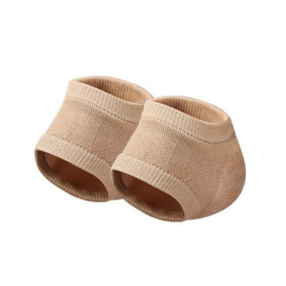 Happydeer 1 Pair Heel Protector Breathable Reduce Pressure Anti-cracked Protective Sleeve Heel Spur Pads Foot Care