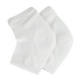 thumbnail image 1 of Happydeer 1 Pair Heel Sock Moisturizing Anti-cracking Anti-slip Shock Absorbing Skin Rejuvenation Soft Mesh Gel Heel Protector Sleeve Sock Foot Care, 1 of 13
