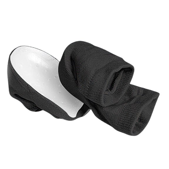 Happydeer 1 Pair Invisible Height Increase Socks Shock Absorbing Anti-Slip Heel Protection Insoles Sock Pads Unisex Supply