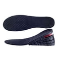 thumbnail image 1 of Happydeer 1 Pair Shoe Insole Invisible Breathable Removable Make You Taller Comfortable Height Increasing Air Cushion Shoe Insole Heel Insert for Men Women, 1 of 13