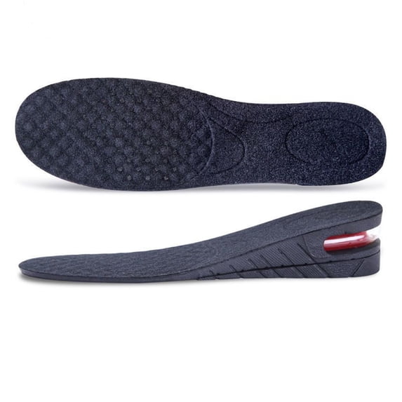 Happydeer 1 Pair Shoe Insole Invisible Breathable Removable Make You Taller Comfortable Height Increasing Air Cushion Shoe Insole Heel Insert for Men Women