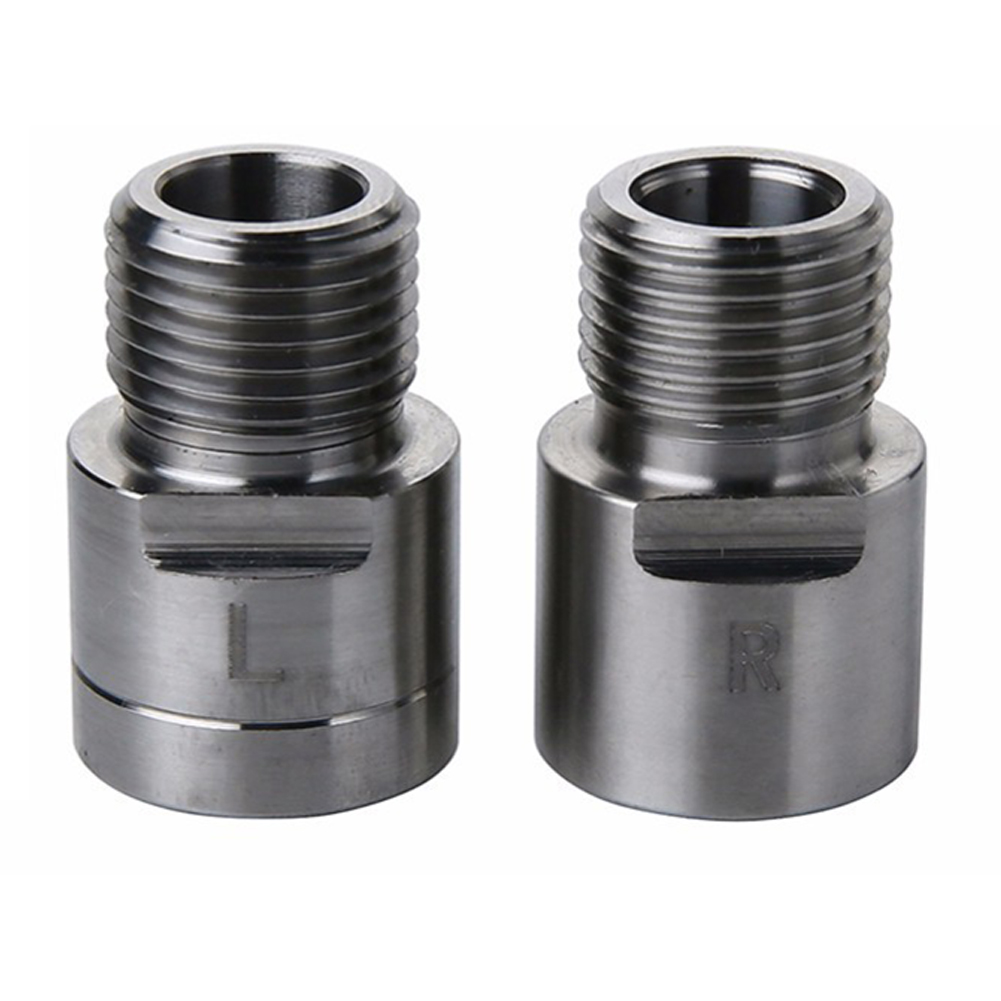 Happydeer 1 Pair Steel Titanium Bike Pedal Extenders Spacers for MTB