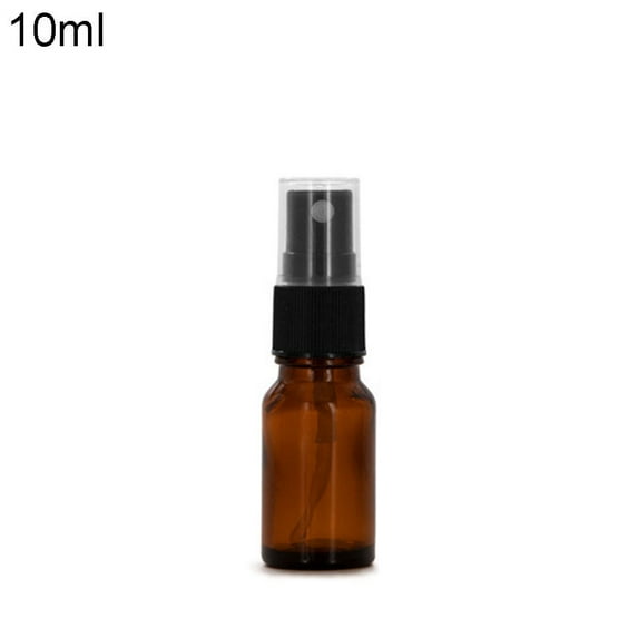 Happydeer 10/15/20/30/50/100ML Empty Amber Glass Bottle Essential Oil Mist Spray Container