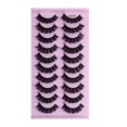 thumbnail image 1 of Happydeer 10 Pairs False Eyelashes Natural 3D Effect Multi-layer Thick Waterproof Eyes Make Up Long Lasting Fluffy Fake Eyelashes Make Up, 1 of 13