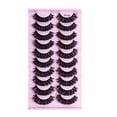 thumbnail image 1 of Happydeer 10 Pairs False Eyelashes Natural 3D Effect Multi-layer Thick Waterproof Eyes Make Up Long Lasting Fluffy Fake Eyelashes Make Up, 1 of 13