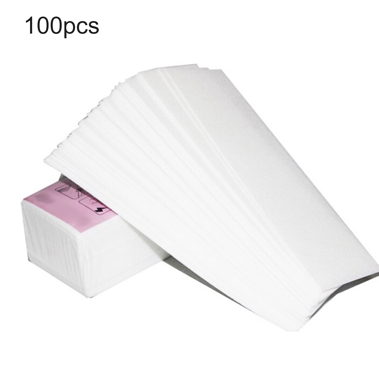 Happydeer 100Pcs Disposable Nonwoven Wax Depilatory Paper Leg Hair