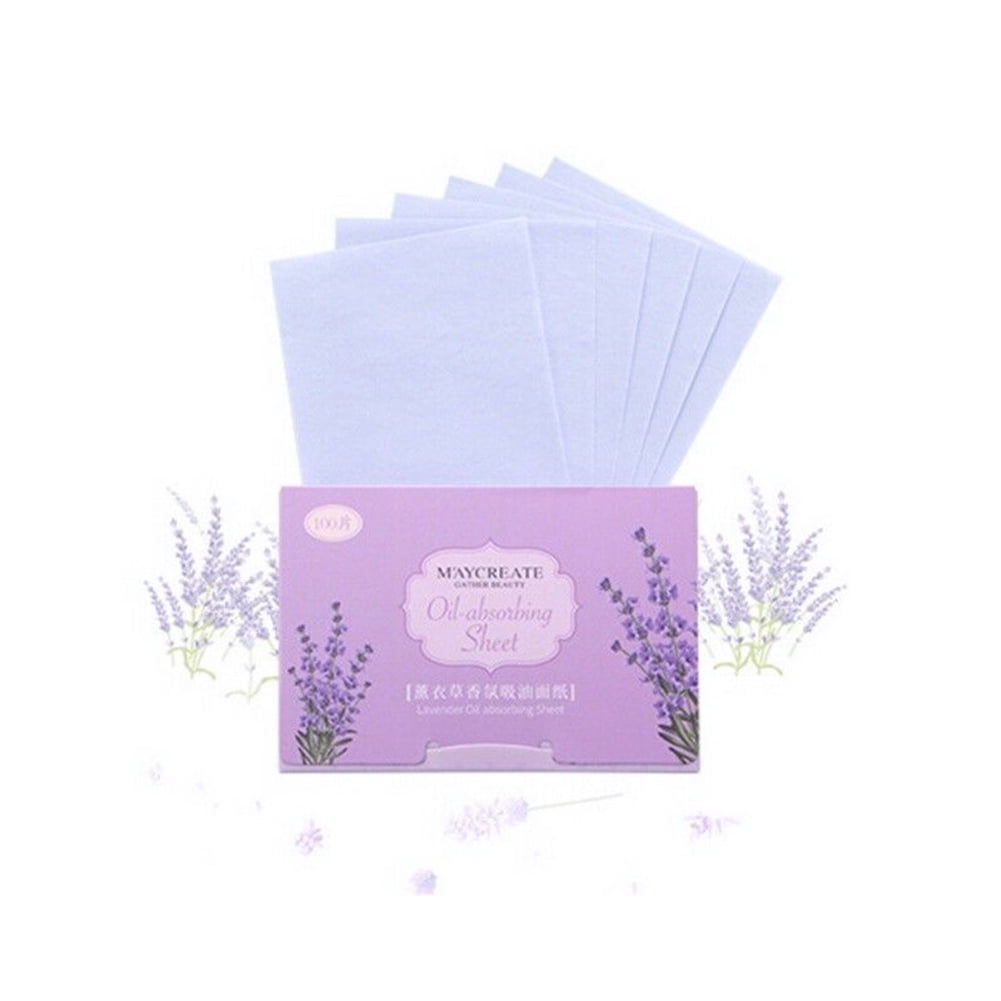 Happydeer 100Pcs Facial Oil Absorbing Paper Plant Fibres Breathable ...