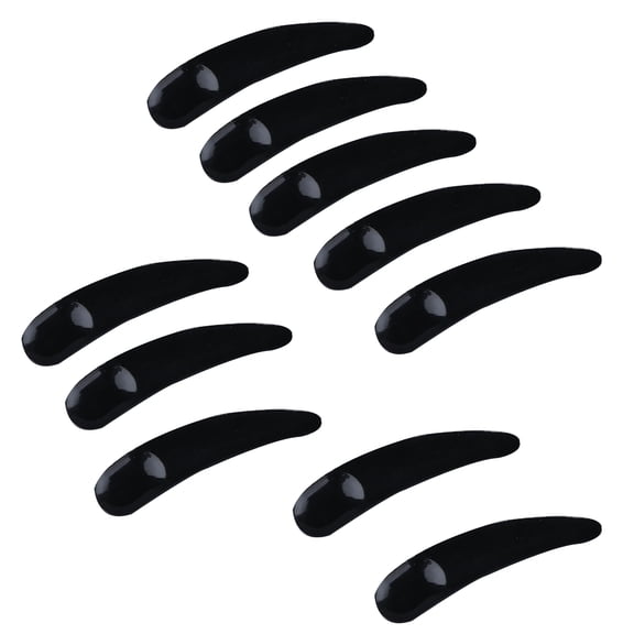 Happydeer 10Pcs Crescent Spoons Curve Shape Mini Skincare Tool PP Crescent Cream Spatulas for Mixing