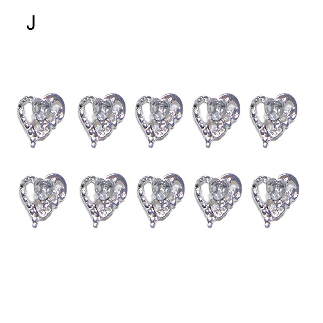 Happydeer 10Pcs/Set Nail Ornament DIY Jewelry Long Lasting Lightweight