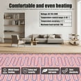 thumbnail image 1 of Happydeer 110V High Efficiency Electric Underfloor Heating System, Heating Mat with Digital Floor Sensing Thermostat, Heating Evenly Waterproof, Suitable for Home, 1 of 9