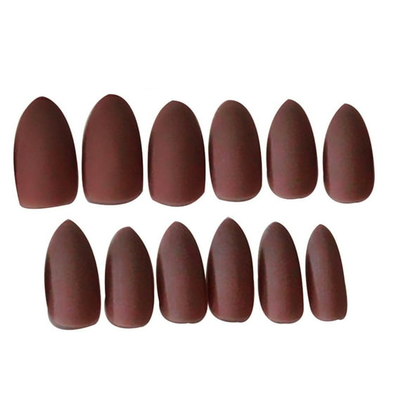Happydeer 15 Colors 24Pcs Matte Tip Fake Art Nails Full Cover Grinding Faux Fingernails