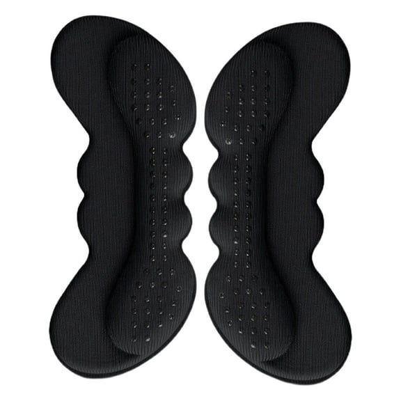 Happydeer 1Pair Invisible Heel Sticker Perfect Fitting Sweat-absorbing Soft Sponge Breathable Shock Absorption Tailorable Heel Cushion Pads Insoles for Running