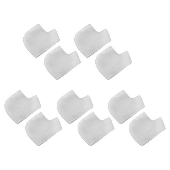 Happydeer 2/5 Pairs Silicone Heel Pads for Women Men Wearable Heel Spur Insoles Foot Care Non slip & Anti wear Invisible Insole Heel Protector Cushion for Plantar Fasciitis Pain Relief