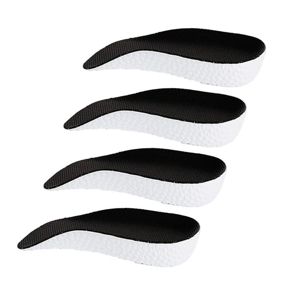 Happydeer 2 Pairs Booster Insole Orthopedic Height Insoles Arch Support Heightening Insoles Inserts for Women Men