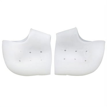 Happydeer 2PCS Thin Silicone Gel Heel Socks Porose Foot Skin Care Protector Insoles