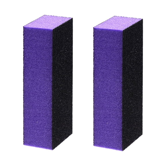 Happydeer 2Pcs/10Pcs/12Pcs Nail Polishing Block Multi-Sided Anti-Abrasion Solid Manicure Buffers File Polish Sanding Tool for Lady