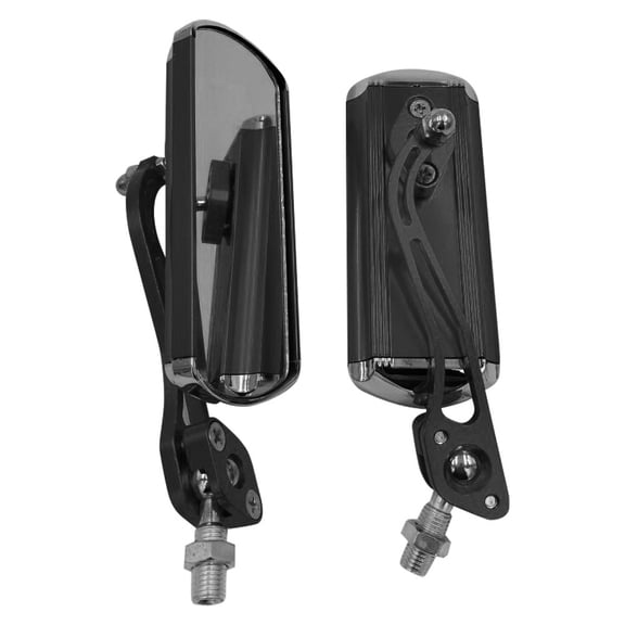 Happydeer 2Pcs Angle Adjustable Safety Bicycle Mountain Bike Handlebar Rear View Mirror