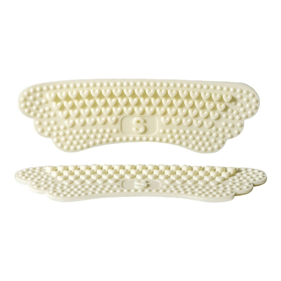 Happydeer 2Pcs Heel Sticker Shrinking Size High Elastic Anti-friction Foot Anti-heel Drop Adjust Size Shoe Heel Anti-Wear Cushion Pad Daily Wear