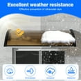 thumbnail image 1 of Happydeer 31.5x47 Inches Doors Awning, Window Awning Canopy Exterior with Plastic Steel Bracket, Aluminum Alloy Mounting Poles, UV, Rain, Snow Protection Awning for Door, Brown, 1 of 8