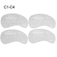 thumbnail image 1 of Happydeer 4 Styles Grooming Stencil Kit Make Up Shaping DIY Beauty Eyebrow Template Tools, 1 of 13