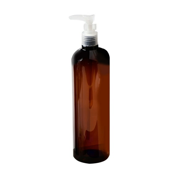 Happydeer 500ml Shampoo Empty Bottle Good Sealing Reusable Shatterproof Anti-spill Large Capacity Prevent Leak Plastic Shampoo Container Lotion Dispenser Empty Press Bottle for Home