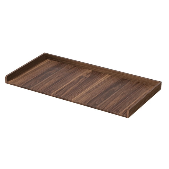 Happydeer 54" x 27.5" Tray for Washer Top, Dryer And Washer Countertop, Non-slip Washing Machine Countertop, Wooden Washer Cover Storage Rack, Brown