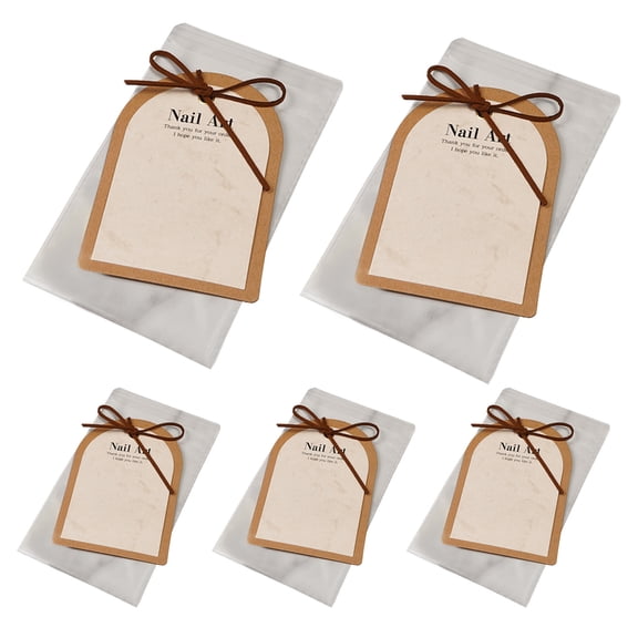 Happydeer 5Pcs Nail Art Bags Ins Style Dust-proof Durable Stylish Storage Solution Display Nail Art Bags